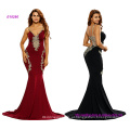 Atacado Barato Plus Size Spaghetti Mermaid Evening Dress